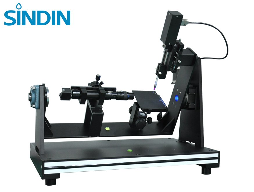 表面自由能接触角测量仪,高精度水滴角测量仪