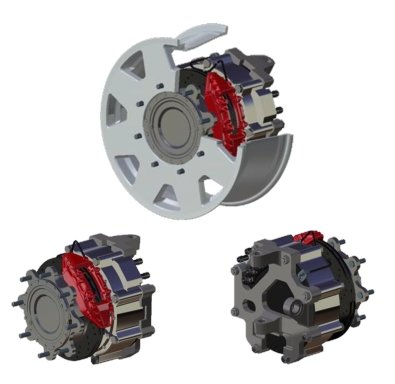 电动轮EW-T2400-550