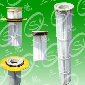 浇铸型褶式除尘滤筒