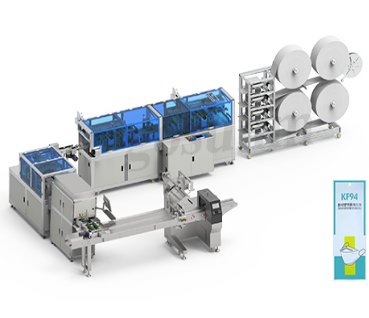 KF94鱼型（柳叶型）口罩生产检测包装线
