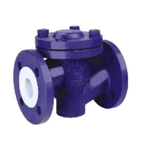 衬氟直通式止回阀