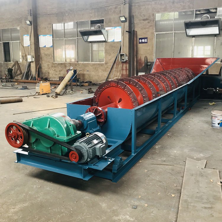 矿用螺旋洗沙机河沙矿沙石子脱泥脱水设备水利选矿石粉毛料洗砂机