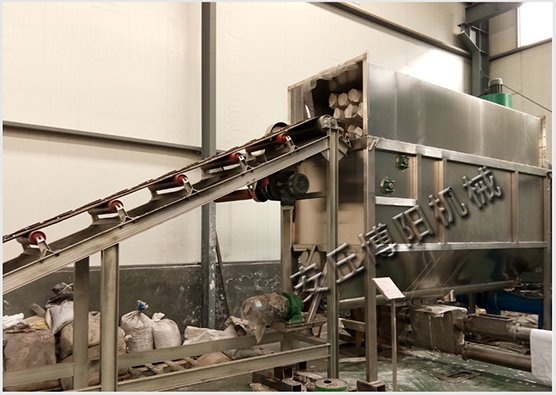 抛光粉破袋卸料机 无尘粉体拆包机