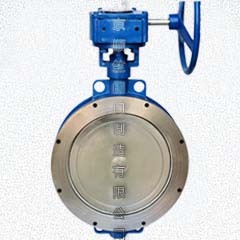 D373F双偏心四氟密封蝶阀