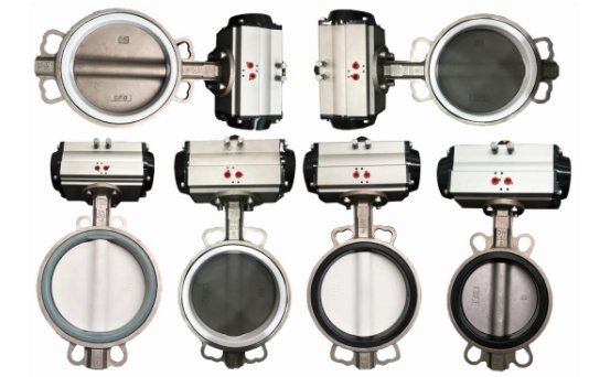 铸造式气动对夹蝶阀