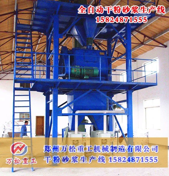 预拌砂浆生产线设备的技术特点
