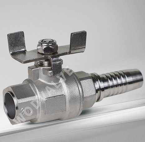 二片式皮管球阀