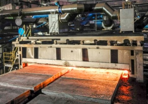 双蓄热厚板推钢炉