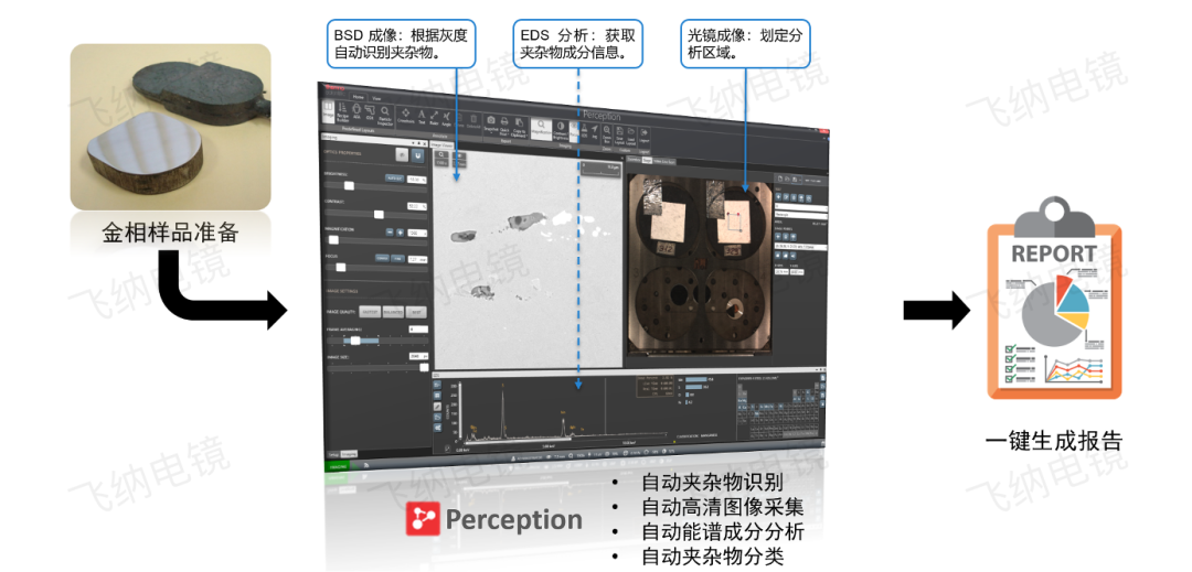 飞纳电镜基于扫描电镜法的钢铁夹杂物分析系统