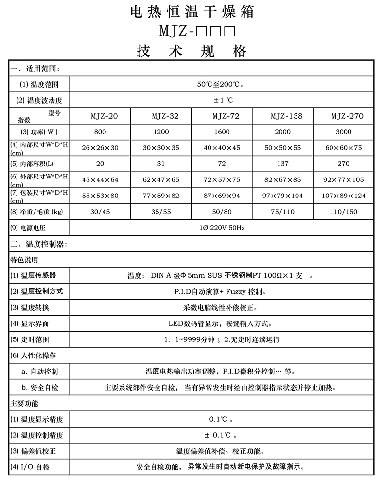 技术参数1 技术参数1
