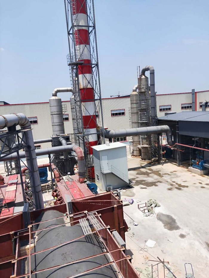 岩棉生产线脱硫脱白系统