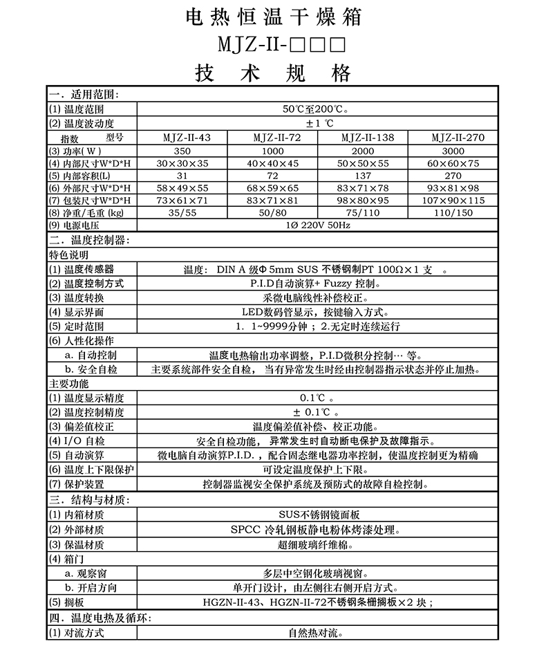 技术参数3 技术参数3