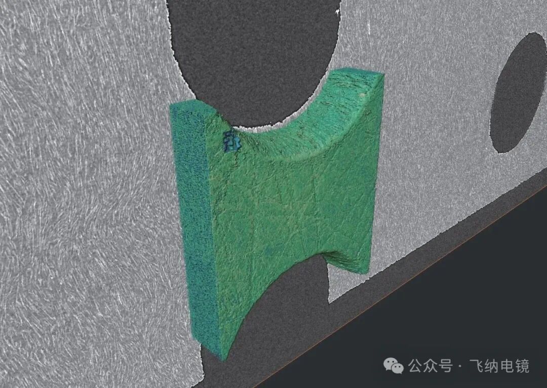 高分辨率 CT 扫描的体积渲染结果