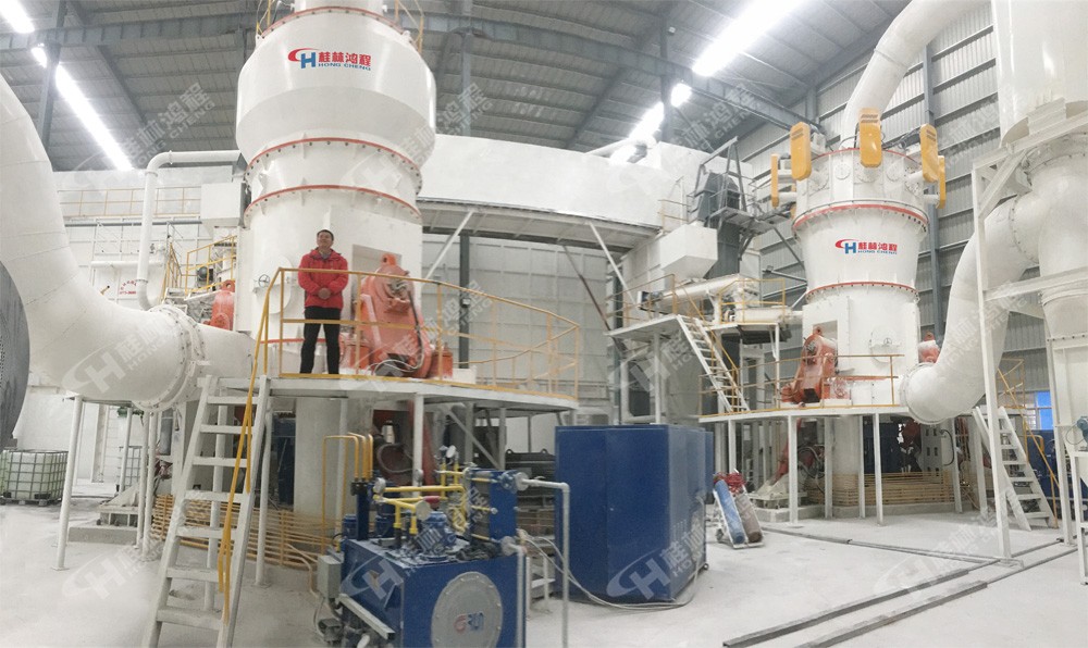 石灰岩磨机用HLM立式磨粉机