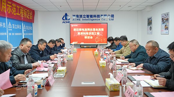 废旧锂电池预处理示范工程通过中国有色金属工业协会性能标定 (3).jpg 废旧锂电池预处理示范工程通过中国有色金属工业协会性能标定 (3).jpg