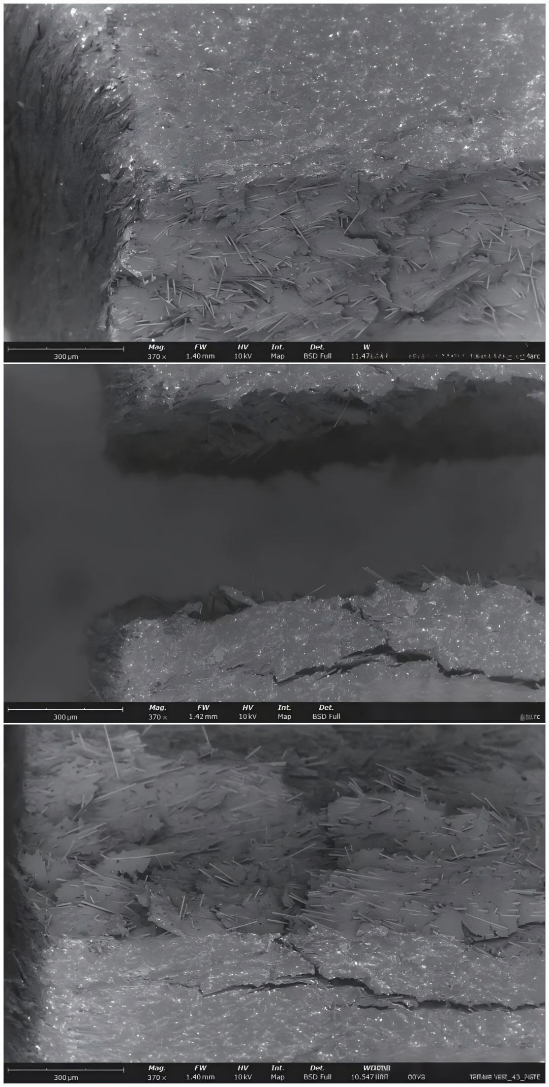 断口表面扫描电镜图像