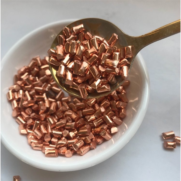 高纯电解铜 无氧铜颗粒 紫铜粒 红铜段 Cu单质 纯度高蒸发铜粒 鼎宏金属