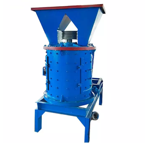 河卵石立式制砂机 矿山石料反击式破机 时产10吨破生产线