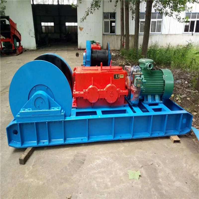 隔爆JH20回柱绞车22kw慢速提升设备滚筒牵引力优维护简单