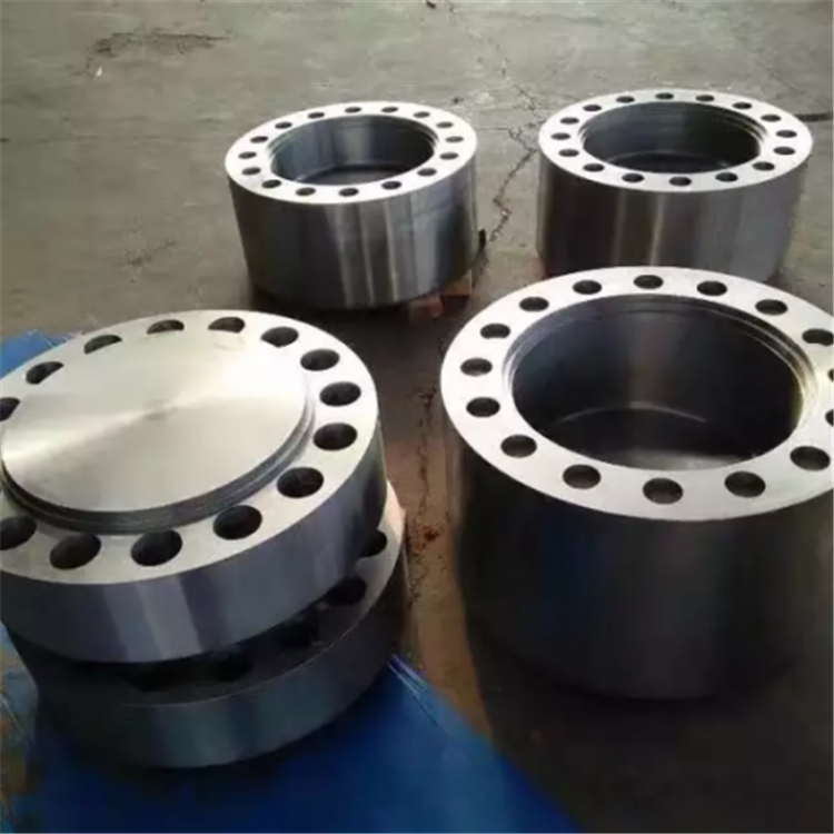 源科A105对焊法兰 SO带颈平焊 自由锻大口径盲板定制