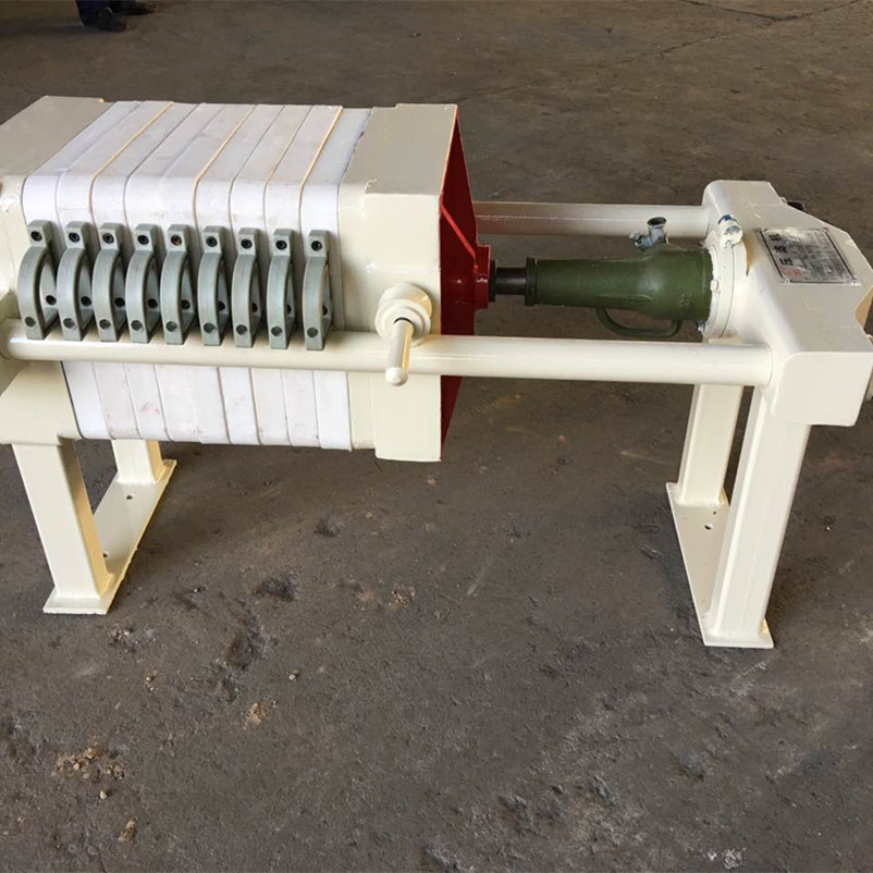 固液分离设备板框压滤机 小型千斤顶压紧原油过滤