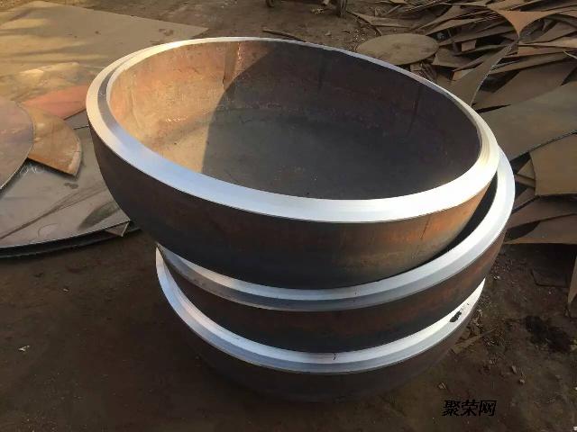 铁板封头304不锈钢堵帽钢管管帽圆管碳钢椭圆蝶形平底镀锌焊接盖