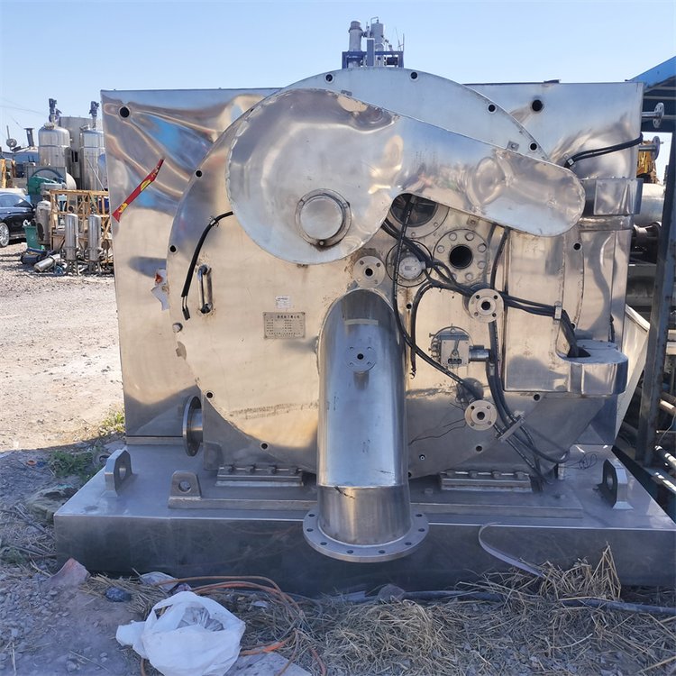 二手卧式刮刀离心机 化工固液分离设备 不锈钢离心设备