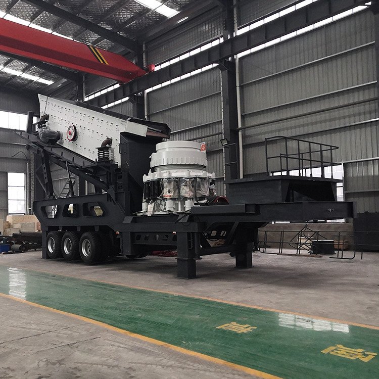 邦隆PYZ1200型圆锥移动破站车载式新型复合轮胎式非标破机