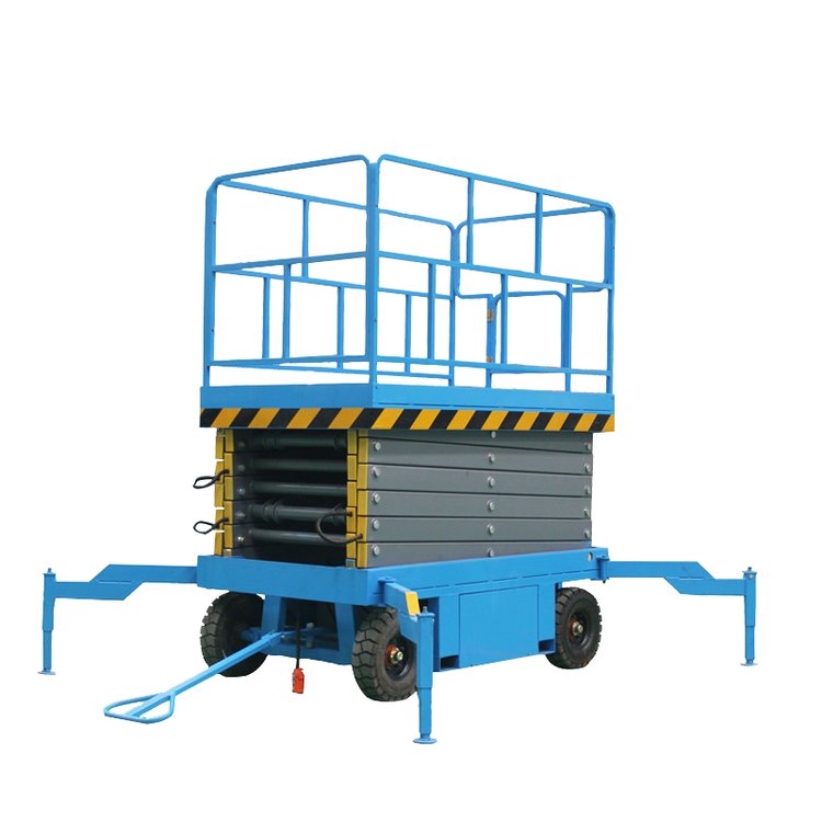 浩龙 高空作业车 升高8到12米小型升降平台 液压升降机