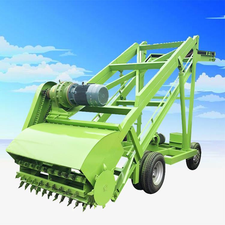 地面储料池取料机 畜牧养殖场青贮取草机 润丰4米抓草送料机