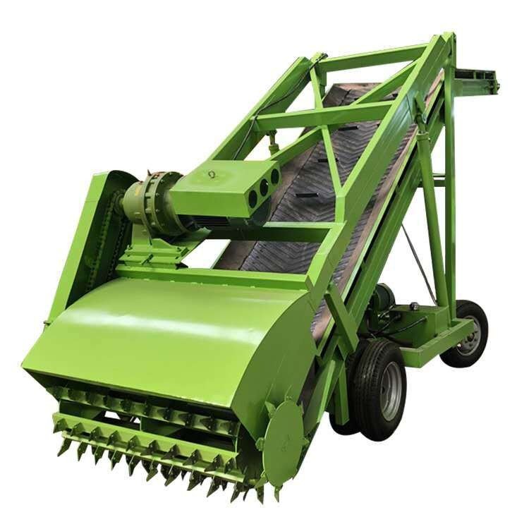 RZ-QLJ-7米高空青贮取草机 移动式秸秆取料机 润众青储饲草扒料机