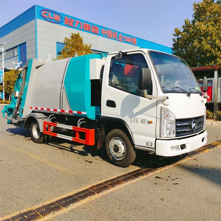 凯马K3压缩式垃圾车 4方容积 结构轻巧卸料干净