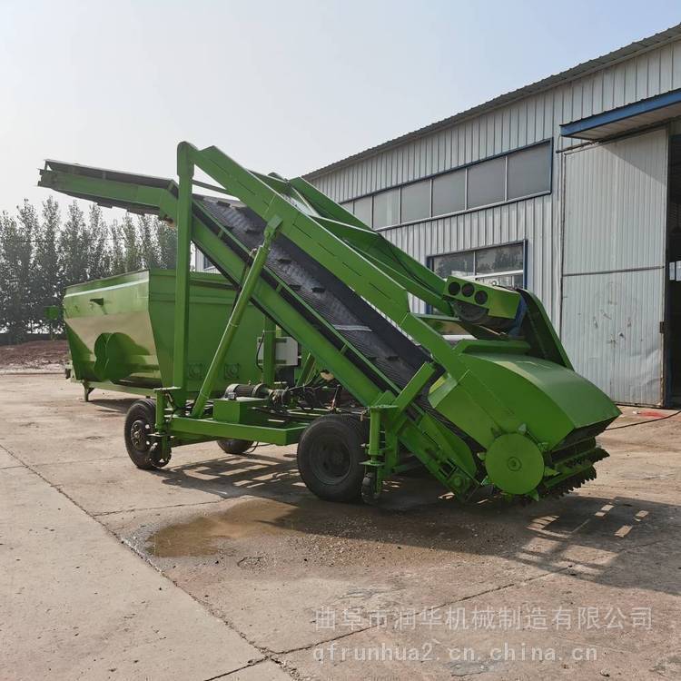 小型青贮取料机 养牛场草料取草机 养殖场自动刨草机