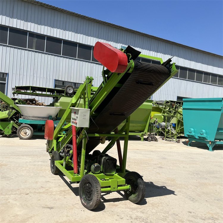 养殖场切草取料机 牛羊青储饲料取草机 自动上料机