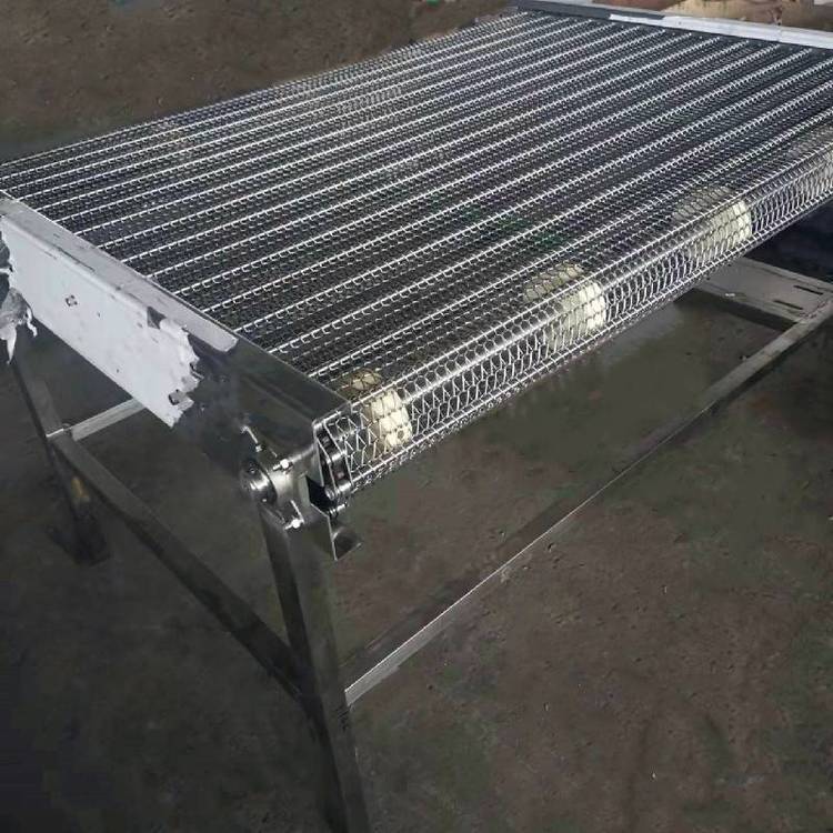 食品杀菌设备 不锈钢网带输送机 传送网链非标定制