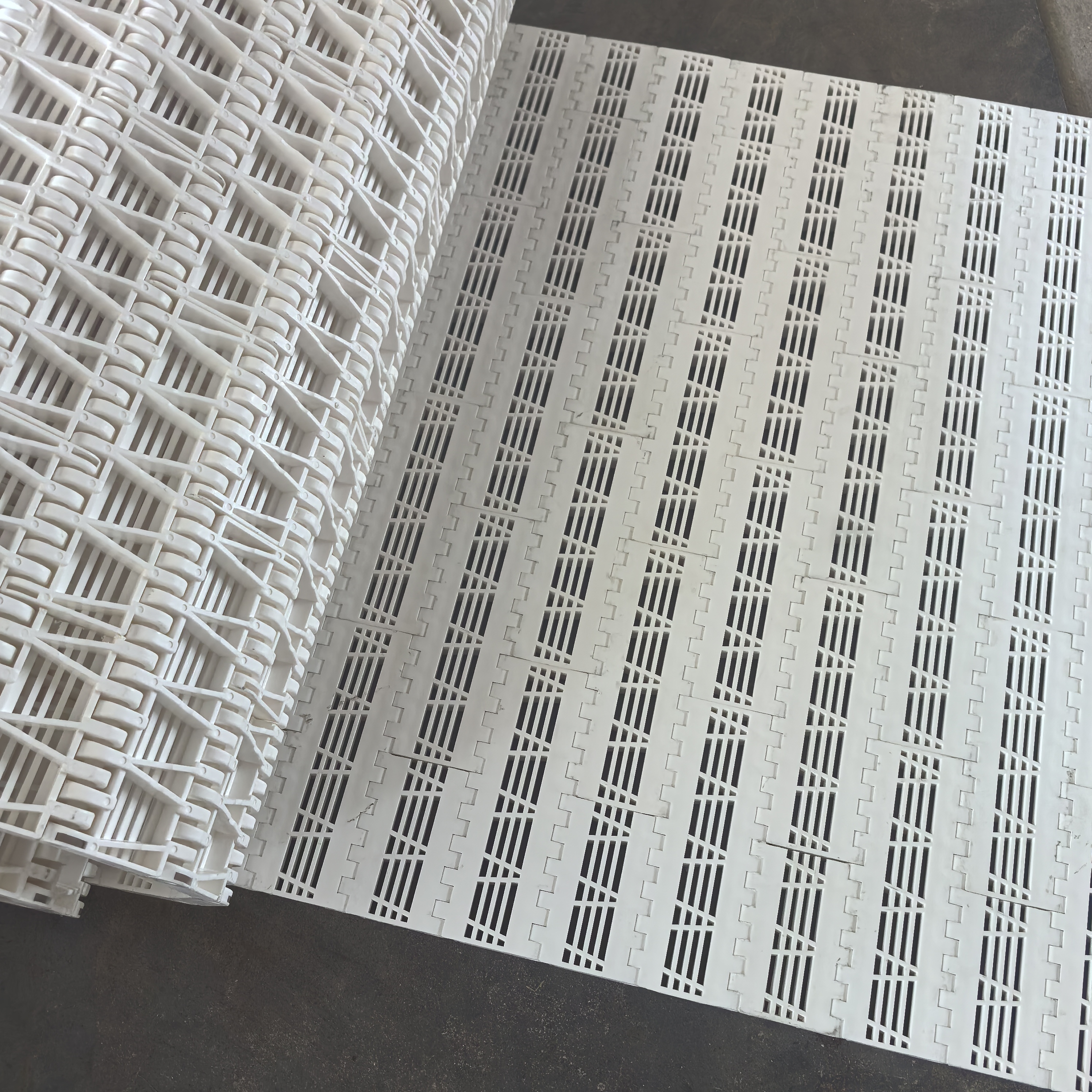 不锈钢塑料链板网带 巴氏杀菌设备食品包装尼龙输送带 威诺