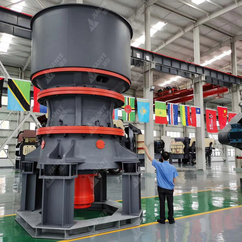 hp300单缸圆锥破机 大型多缸液压圆锥破 建筑垃圾锤式石机