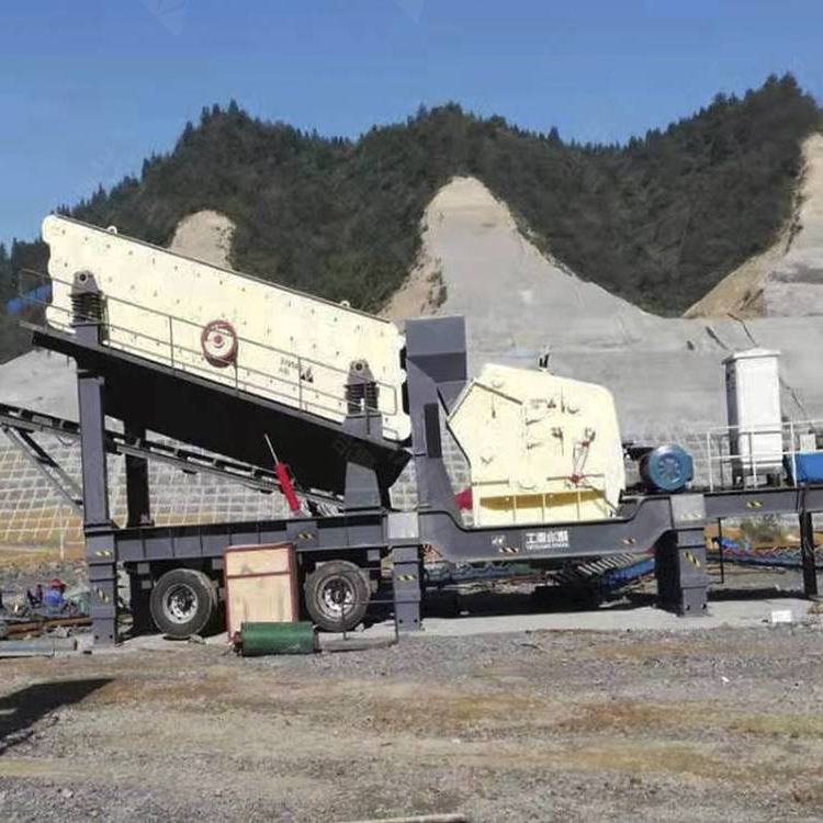 超大型油电两用反击式破机 石头变沙子 现场视频