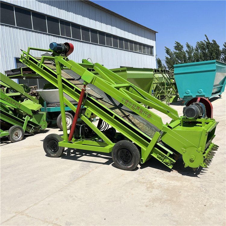 全自动青贮取料机 横向移动扒草机 液压升降刮草机