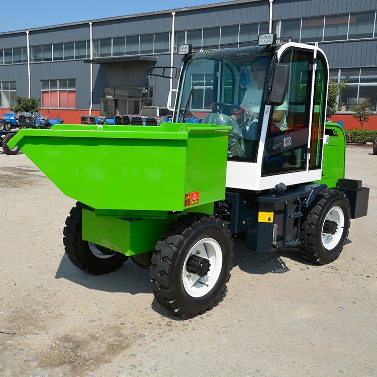 农用全封闭自卸运输车 可侧翻卸料 Fc-20四驱翻斗车 自卸车