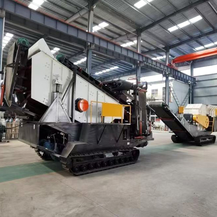 圆锥履带式石机 液压石料粉机 车载铝矿石花岗岩破机