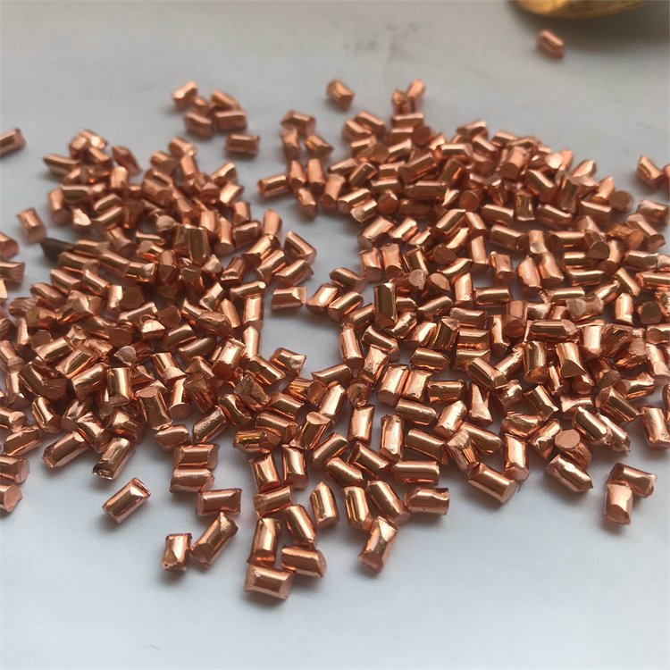 高纯电解铜粒 紫铜粒科研实验红铜粒段Cu单质 3*5mm 质量稳定