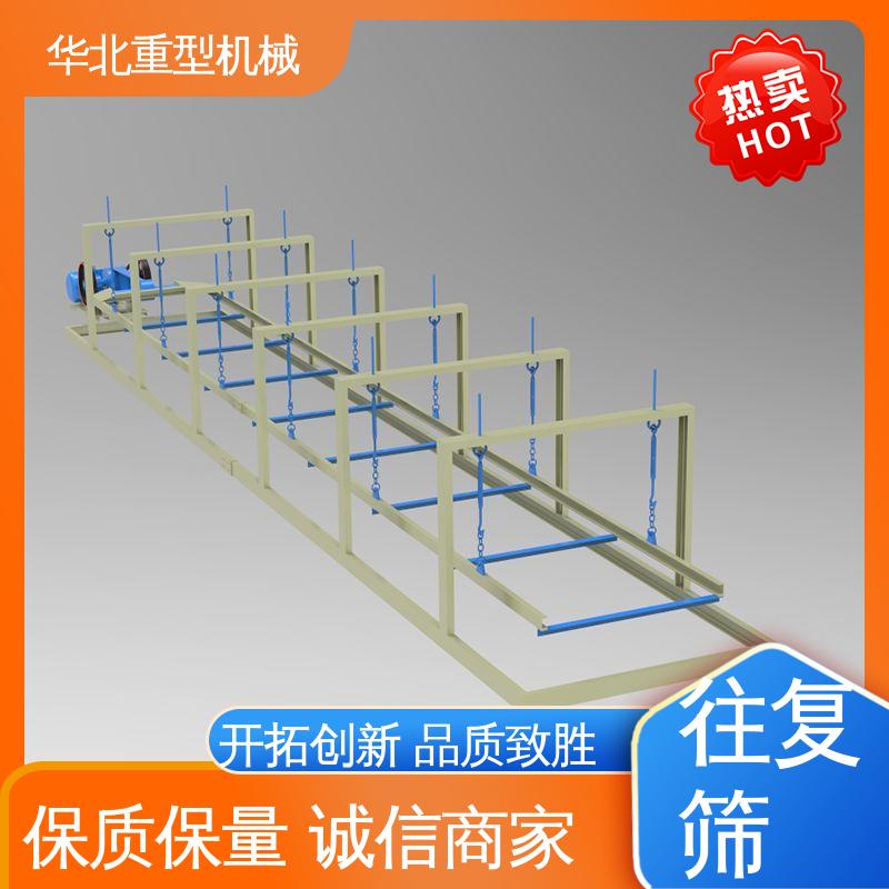 结构坚固 槽体耐磨 推拉筛带动机头 源头厂家 平面回转筛 华北重型