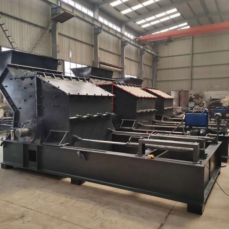 液压开箱制砂机 建筑垃圾废料反击式破制砂设备 矿山打砂机生产线