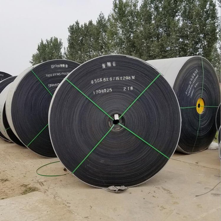 尼龙传送带 橡胶输送带 帆布花纹环形输送带