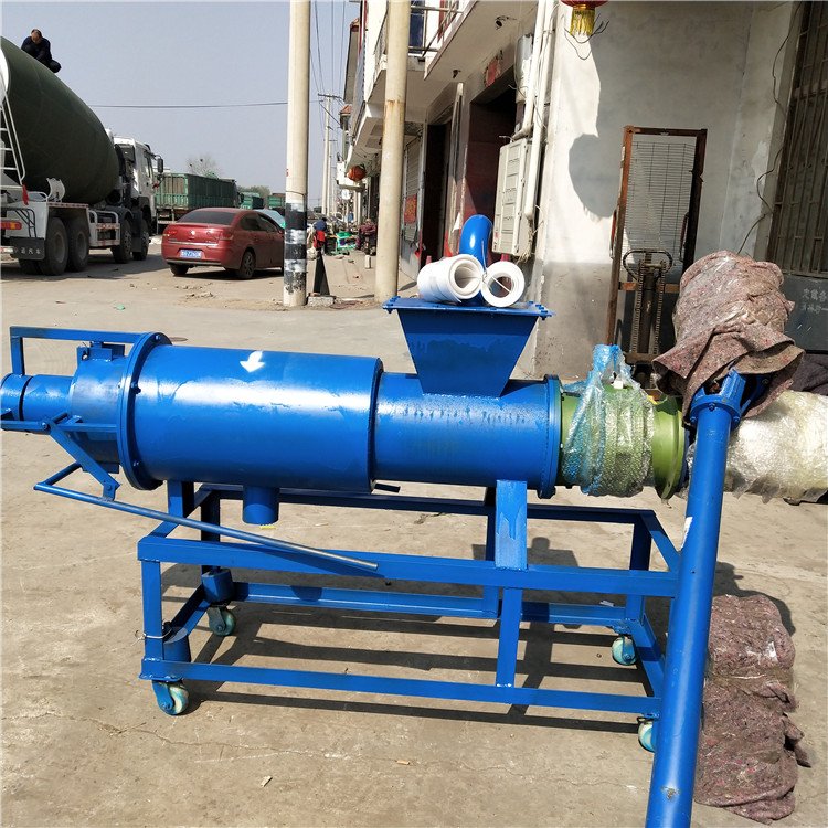 红薯渣子挤压甩干机 干湿粪便脱水机 电动式固液分离机