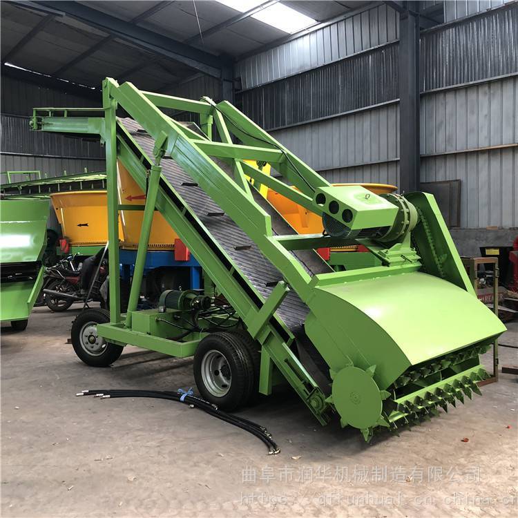 自走式青贮扒草机 牛羊场青储取料机 自动切挖草机