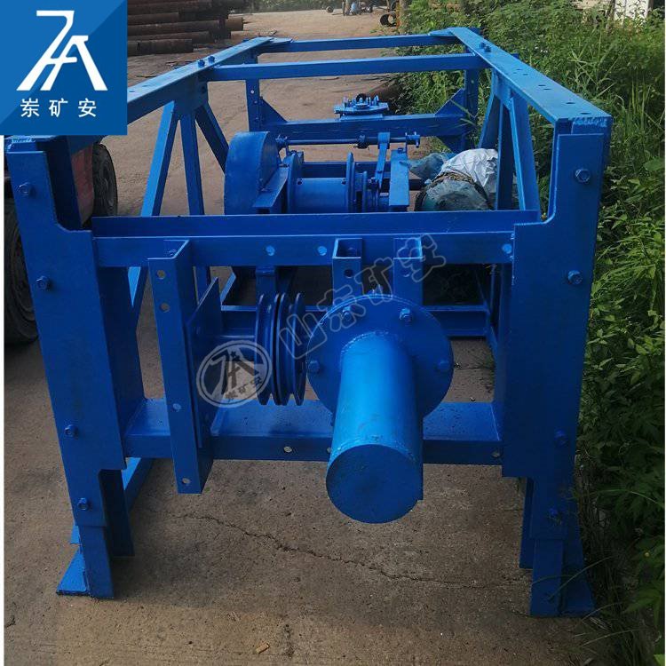 JZB-0.9带式输送机用张紧绞车 液压双滚筒卷扬机