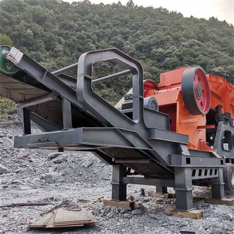 移动反击式石机 石头粗设备 石料对辊制砂机成套机械 河池天峨