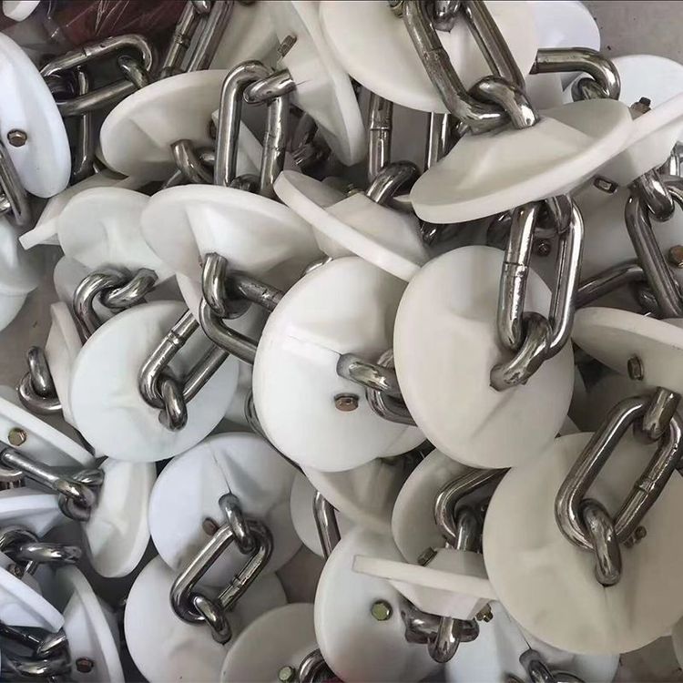 颗粒pe鳞片 管道超高分子量聚乙烯压链板 提升机塑料片 塑料料盘